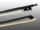 Glasser Fiberglass Violin Bow 1/2 Violin Horsehair 1/2 lined frog No eye with Leatherette grip- P.O.P.